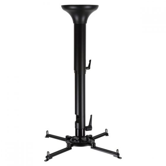 Peerless PJF3-EXB | Universal Tool Less 18-27" Extension Projector Mount, Black