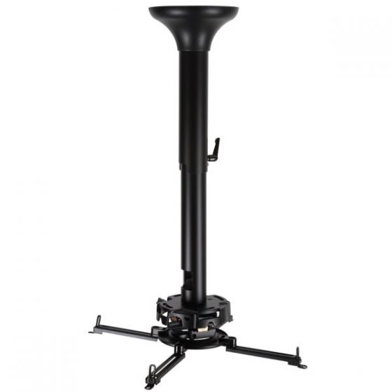 Peerless PRG3-EXB | Universal Tool Less 18-27" Extension Projector Mount, Black