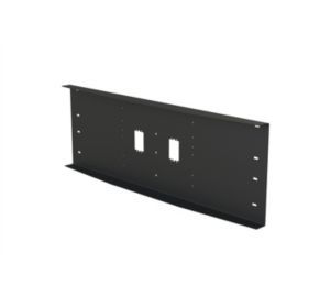 Peerless WSP450 | Triple Metal Stud Wall Plate with Electrical Knockouts, 16" Centers