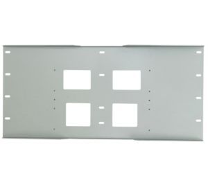 Peerless WSP716-W | Triple Metal Stud Wall Plate for PLA Series, 16-inch Stud Centers