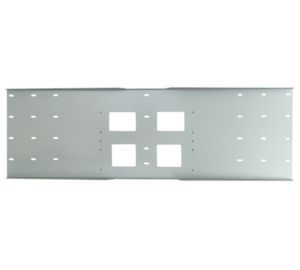Peerless WSP724-W | Triple Metal Stud Wall Plate for PLA Series, White
