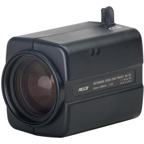 Pelco 13ZD6X10 | 10X Motorized Zoom Lens, 1/3", Auto Iris, CS Mount Without Presets