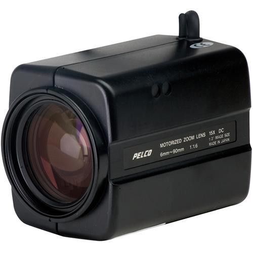 Pelco 13ZD6X10P | 1/3" 10X Motorized Zoom Lens, Auto Iris, CS Mount With Presets Cap