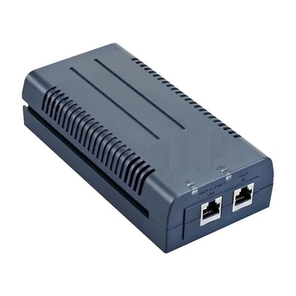 Pelco PD-9601GCAC-LNG | Single port, IEEE 802.3bt PoE Indoor Midspan