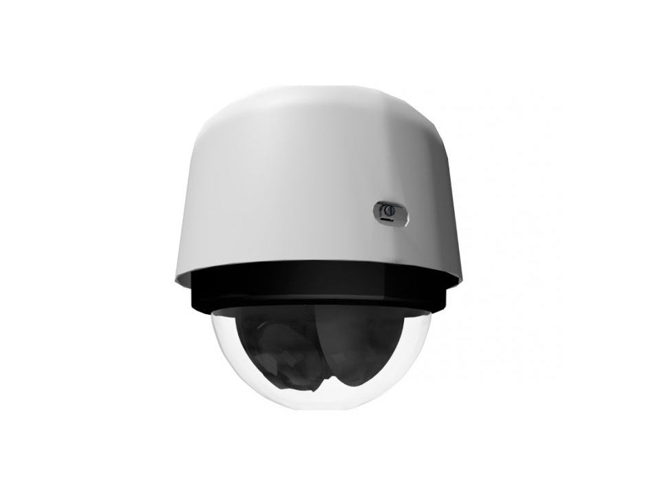 Pelco S7818L-FW0 | 8 Megapixel Indoor Smoked Network PTZ Camera, 18X Lens, White