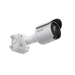 Pelco SRXP4-5V40-EBT-IR | 5MP Sarix Pro 4 Environmental IR Bullet ; 4.8-40.8mm P-iris lens; Surface Mount; True WDR; SureVision; Pelco Smart Analytics