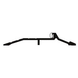 Pemko 177AV84 | Door Threshold, Latching Panic Exit Saddle, 84" L x 5" W x 7/8" H, Aluminum, Mill, For Commercial