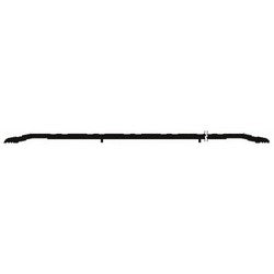 Pemko 2748A72 | Door Threshold, Saddle, 72" L x 8" W x 1/4" H, Anodized Aluminum, Mill, For Commercial