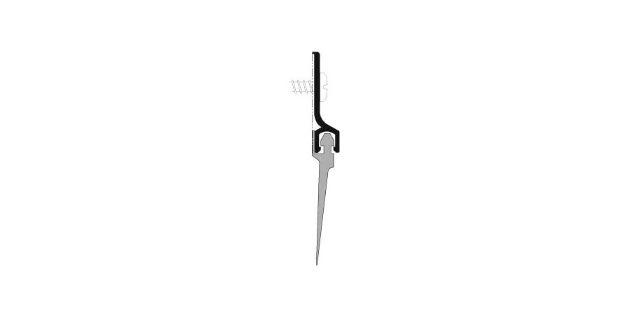 Pemko 307DV36 | Door Bottom Sweep, Dark Bronze Anodized Aluminum, Surface-Mount