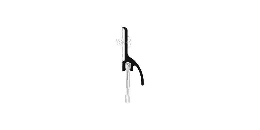 Pemko 3452CNB36 | Door Bottom Sweep, Clear Anodized Aluminum, Surface-Mount