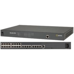 Perle Systems 4030464 | Secure Terminal Server, 24 x RJ-45 EIA-232 Serial Ports, 10/100/1000Base-T Ethernet, 1U Rackmount, Advanced Data Encryption
