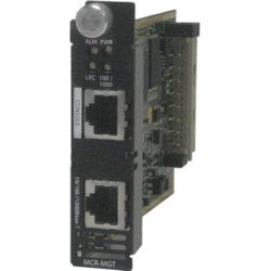 Perle Systems 5051900 | MCR-MGT– Management Module for MCR Chassis 10/100/1000 Ethernet, Serial Console Port, Supports SNMP Read/Write