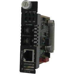 Perle Systems 5051510 | C-110-S2SC120– Fast Ethernet Media Converter, 10/100Base-TX to 100Base-FX (SC 120)
