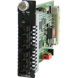 Perle Systems 5061440 | C-1000MM-S2SC160– Gigabit Fiber-to-Fiber Converter, Multimode SC 160