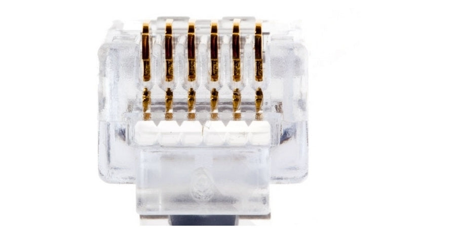 Platinum Tools 100026C | Connector, Polycarbonate, Clear, RJ 11, RJ 12