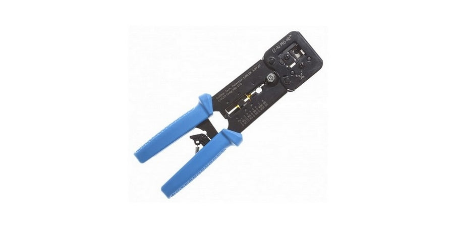 Platinum Tools 100054C | Crimp Tool, Steel Jaw, Blue Handle