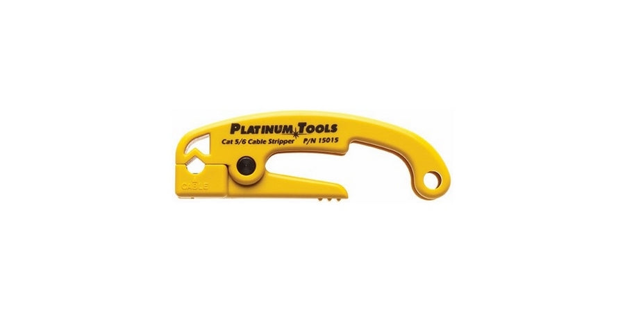 Platinum Tools 15015C | Stripper, Yellow, Spring Loaded Handle, PVC, PVC