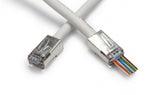Platinum Tools Inc 100020 | Connector, Shielded, Cat5E & Cat6 With Internal Ground, 50 Pc