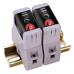 Polyphaser Transtector 1101-627 | AC Surge Protector SPD I2R DIN-Rail 120 Vac Single-Phase SASD 7 kA, UL 1449 4th Ed. Status LED