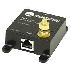 Polyphaser Transtector 1101-994 | Data Surge Protector SPD TSJ Indoor Gigabit Ethernet/PoE+ Shielded RJ45 GDT, UL 497B