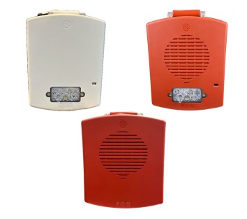 Potter Electric Signal 4871190 | Nema 4x Horn Strobe, Clear Lens, Red Body, Fire With 4x Backbox