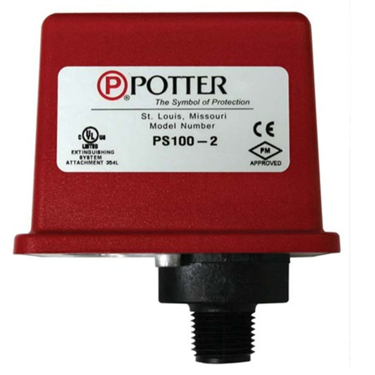 Potter Electric Signal - Usa 1341005 | Ps100-2 Excess Pressure Switch - Control Panel