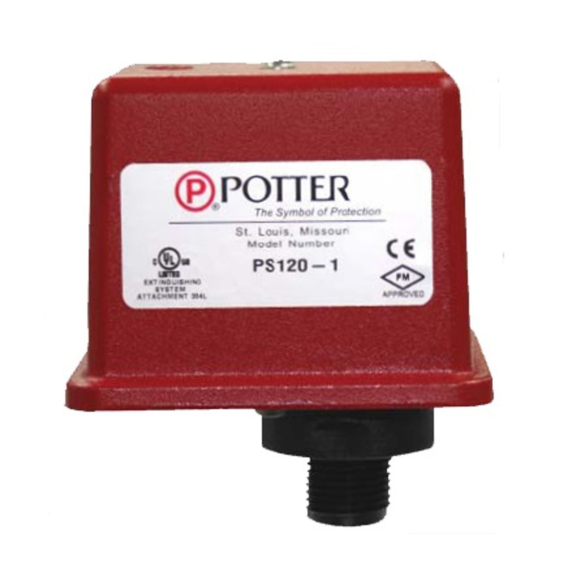 Potter Electric Signal - Usa 1341203 | Ps120-1 Switch Supervisory - Smoke Detector