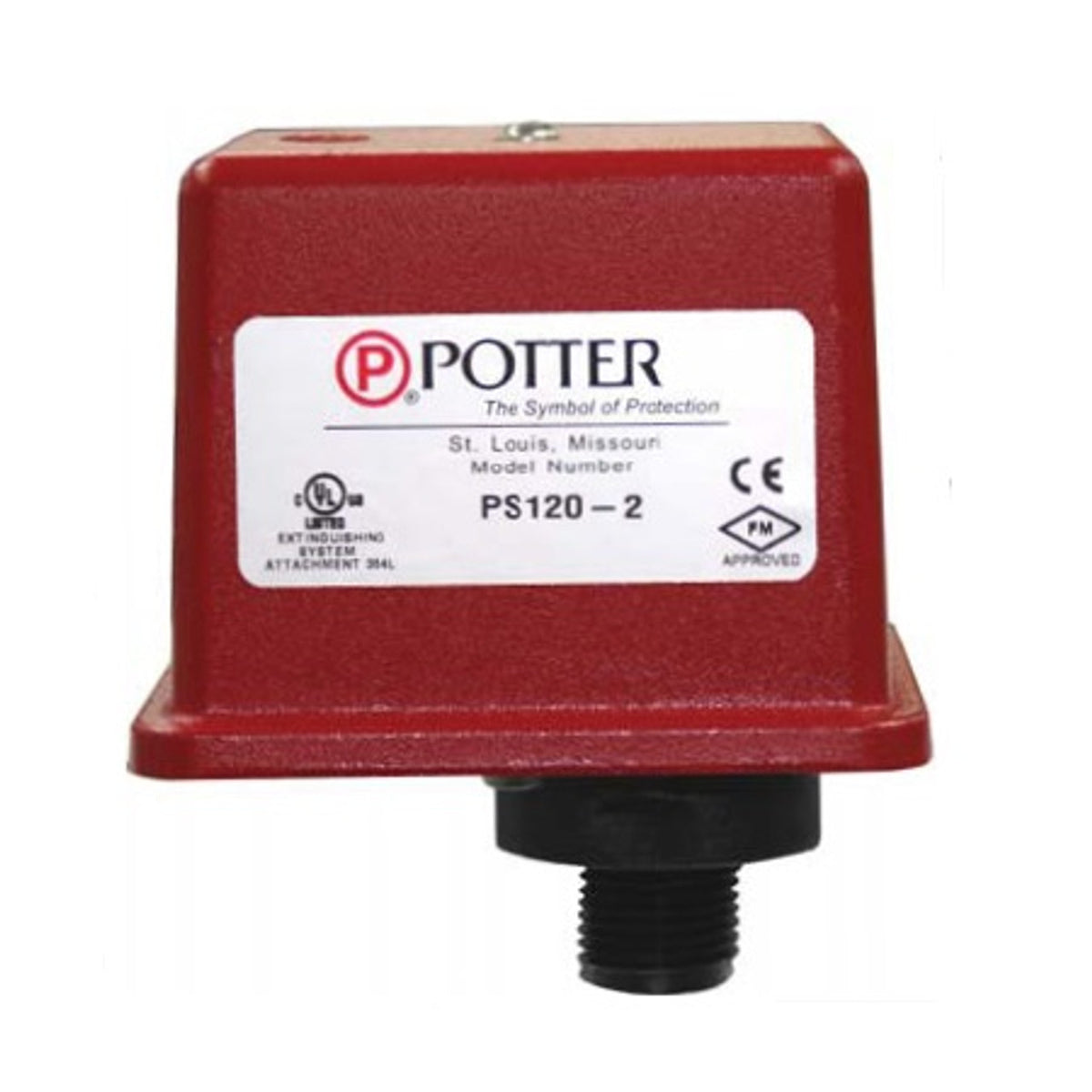 Potter Electric Signal - Usa 1341204 | Ps120-2 Switch Pressure - Sprinkler