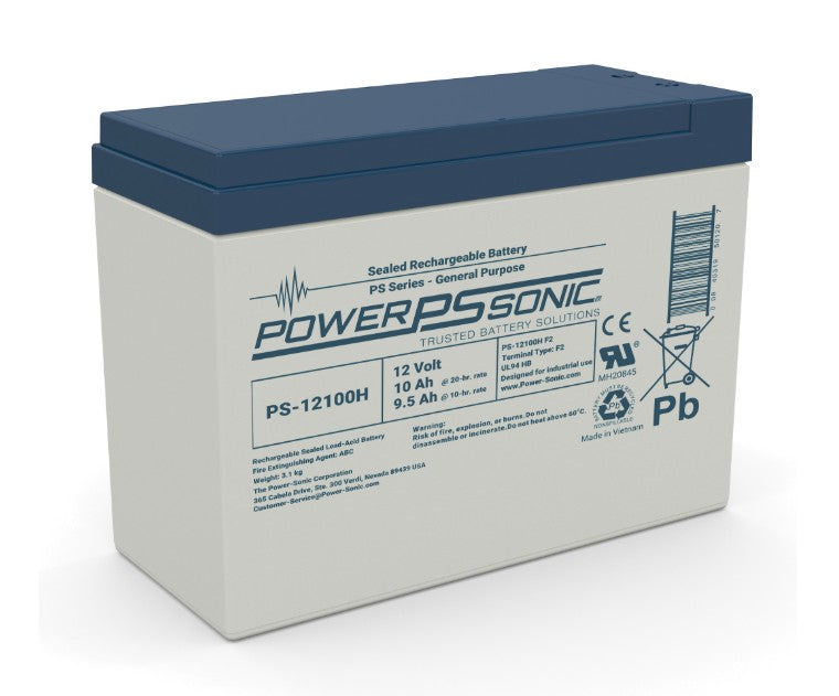 Powersonic 1201003419 | PS-12100H 12V 10.5Ah Battery + Individual Box (Ecom)