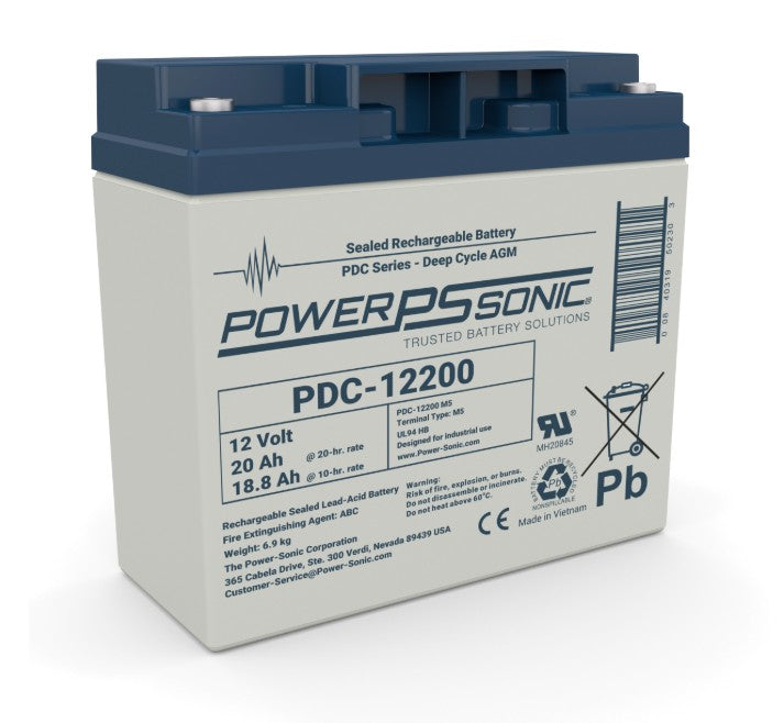 Powersonic 1202008406 | PDC-12200B 12V 20Ah Battery (B Terminals)