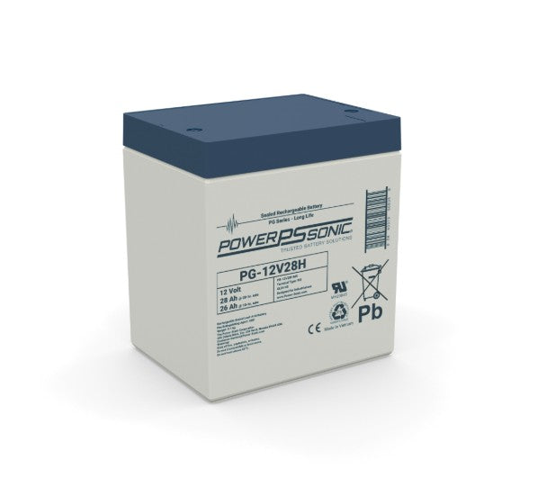 Powersonic 1202808319 | PG-12V28H M5 12V 28Ah (20HR) Long Life Battery