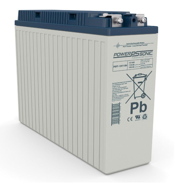 Powersonic 1210518417 | PGFT-12V110H-M6 12V 110Ah (20HR) Long Life Battery