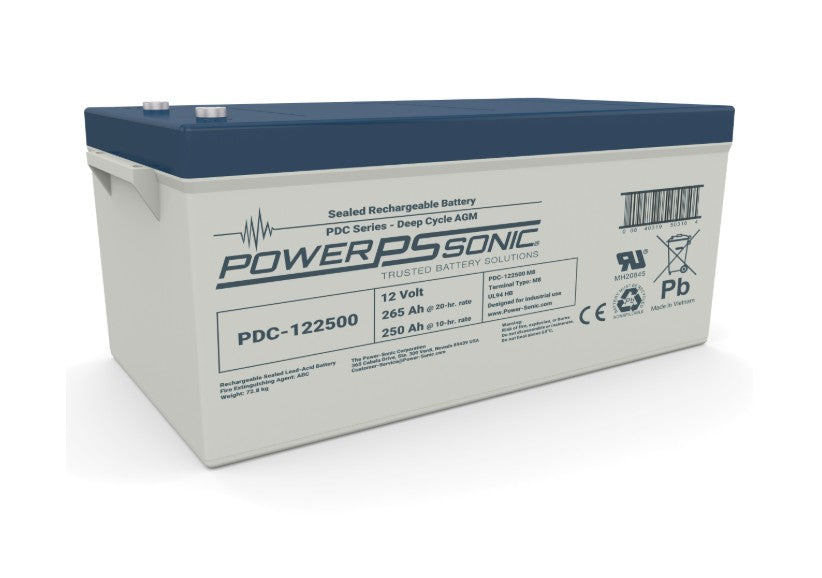 Powersonic 1225008406 | PDC-122500 12V 265Ah Battery (B Terminals)