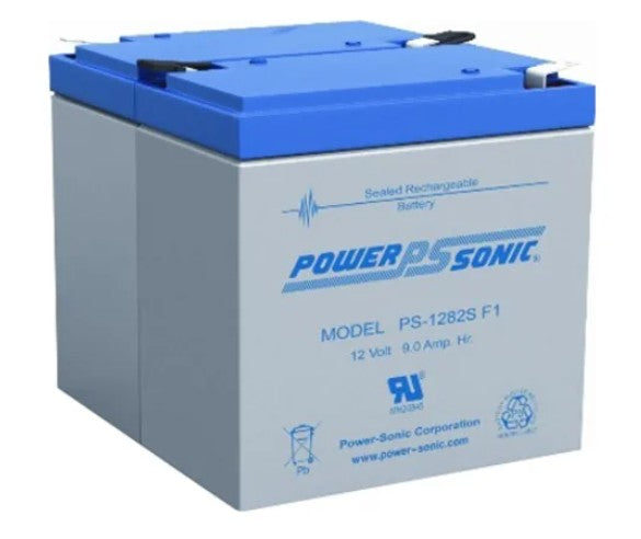Powersonic 1282S | General PurposeLead Acid Battery, 12V, 9Ah, SLA