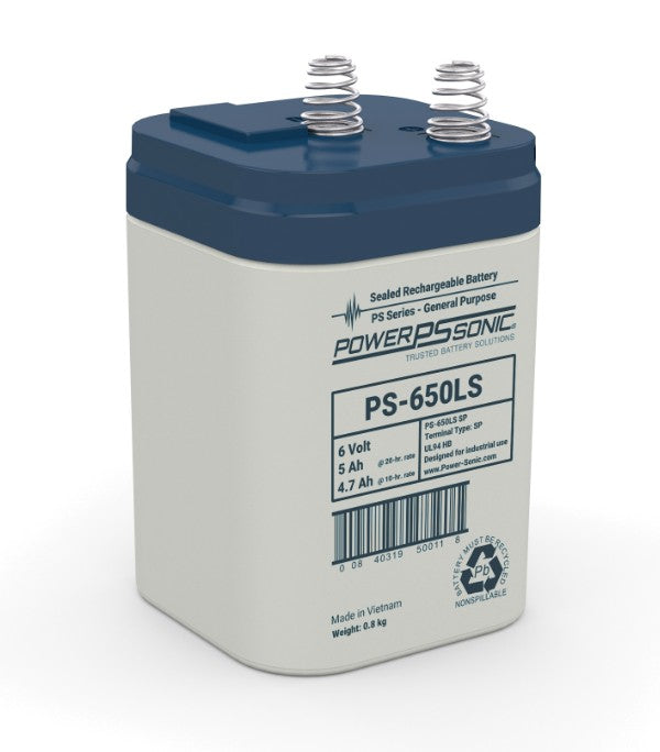 Powersonic 600502102 | PS-650 LS 6V5.0Ah Spring