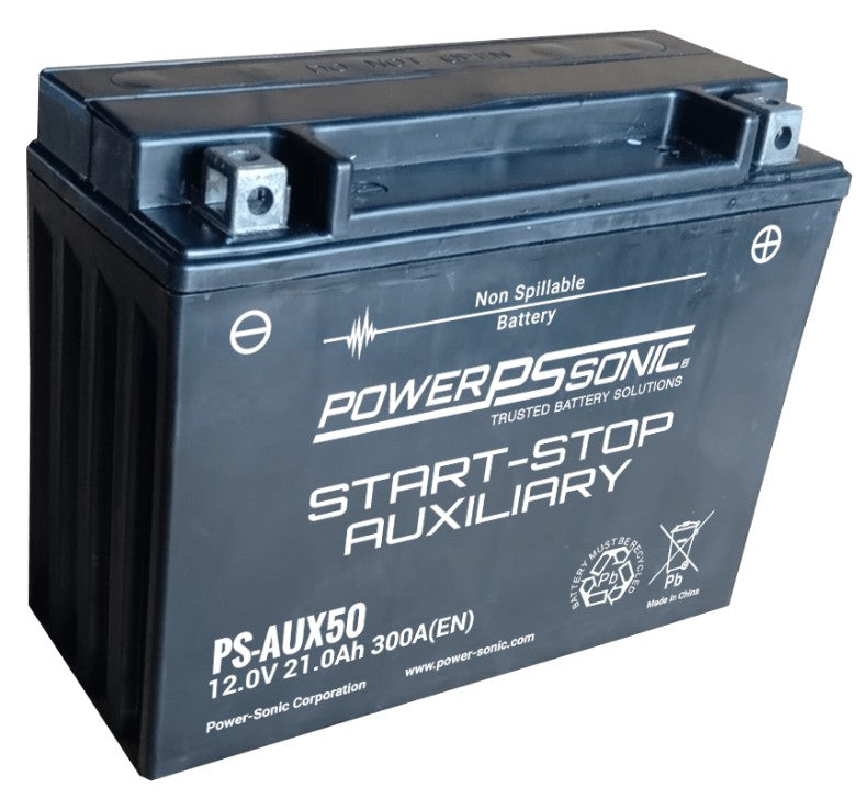 Powersonic AUX50 | 12V 21Ah 300A(EN) Auxiliary Automotive Battery