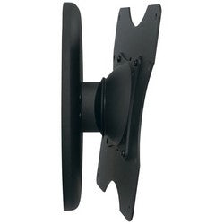 Premier Mounts PTM-B | Panel Tilt and Pivot Mount, Single Stud, Fixed, +/-15 Degree Tilt, 360 Degree Rotation, 50 Lb Capacit, Black