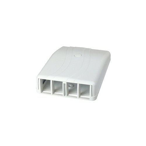 Primex Manufacturing 125-0911 | Customer Premise Outlet, 4-Port, For Cat5e/Cat6/RJ11/RJ12/Fiber Adapters