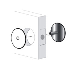 Pro-Lok EHC-100-B | Hole Cover, 2-5/8", US3