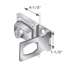 Pro-Lok ELK-110-KD | Hasp Lock, 4-1/2"