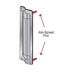 Pro-Lok ELP-250-2-AL | 11", 2 Pins, Rectangle, Aluminum