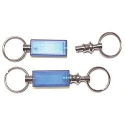 Pro-Lok K211 | Key Chain, Pull-A-Part, Plastic Body, Transparent, 1 per Card