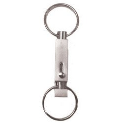 Pro-Lok K212 | Key Chain, Deluxe Pull-A-Part, Brushed Silver, 1 per Card