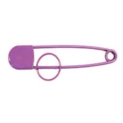 Pro-Lok K501-C | Jumbo Safety Pin Key Chain, 5-1/2" Length, With Key Ring, 12 each per Card