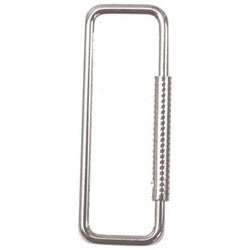 Pro-Lok K505 | Spring Sleeve Key Chain, Rectangular, 2.75" Length, Nickel Plated, 1 per Card