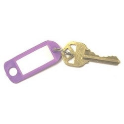 Pro-Lok K830 | Key Identification Tag, Plastic, With Ring, 4 each per Card