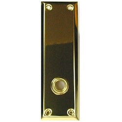 Progressive Hardware Co Inc 2001/3 | Lock Knob Bearing, 2-1/4" Width x 7" Length, Solid Brass, Polished Brass
