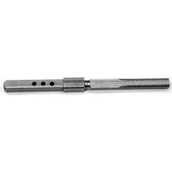 Progressive Hardware Co Inc 45-20-32 | Door Knob Spindle, Swivel, 9/32" Square, 4-3/4" Length, 3/8-20 TPI, 3/8" Solid Center, 3-Pin Hole on Unthreaded Side
