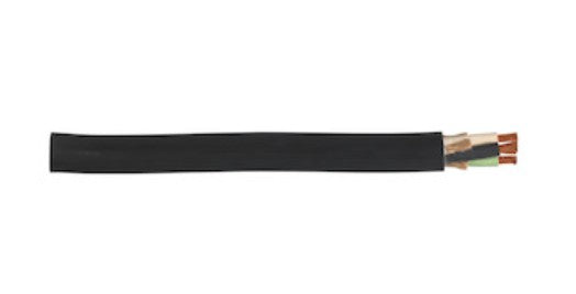 Prysmian Group 02768 | Portable Cord, 14 AWG, 600VAC, Black, Annealed Bare Copper, 41/30 Str., 4 Pair
