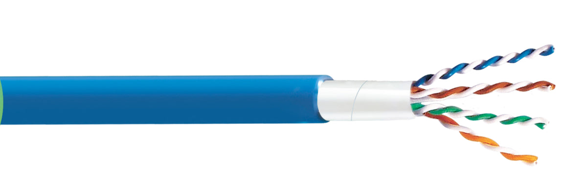 Prysmian Group 7151851 | 23 AWG 4-Pair Category 6A UTP Plenum (CMP) Cable, Gray